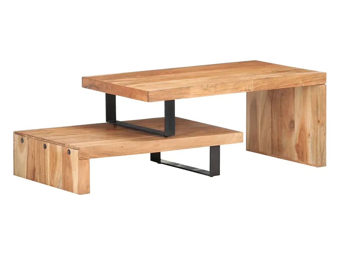 2 pcs conjunto de mesas de centro madeira de acácia maciça^vidaxl Online