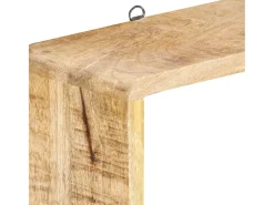 3 pcs conjunto de prateleiras de parede cubos mangueira maciça PT522591^