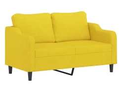 3 pcs conjunto de sofás com almofadas tecido -claro*vidaxl Online