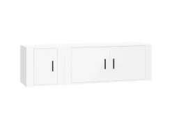 2 pcs conjunto móveis de TV derivados de madeira PT739447^ Hot