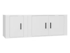 2 pcs conjunto móveis de TV derivados de madeira*vidaxl Best