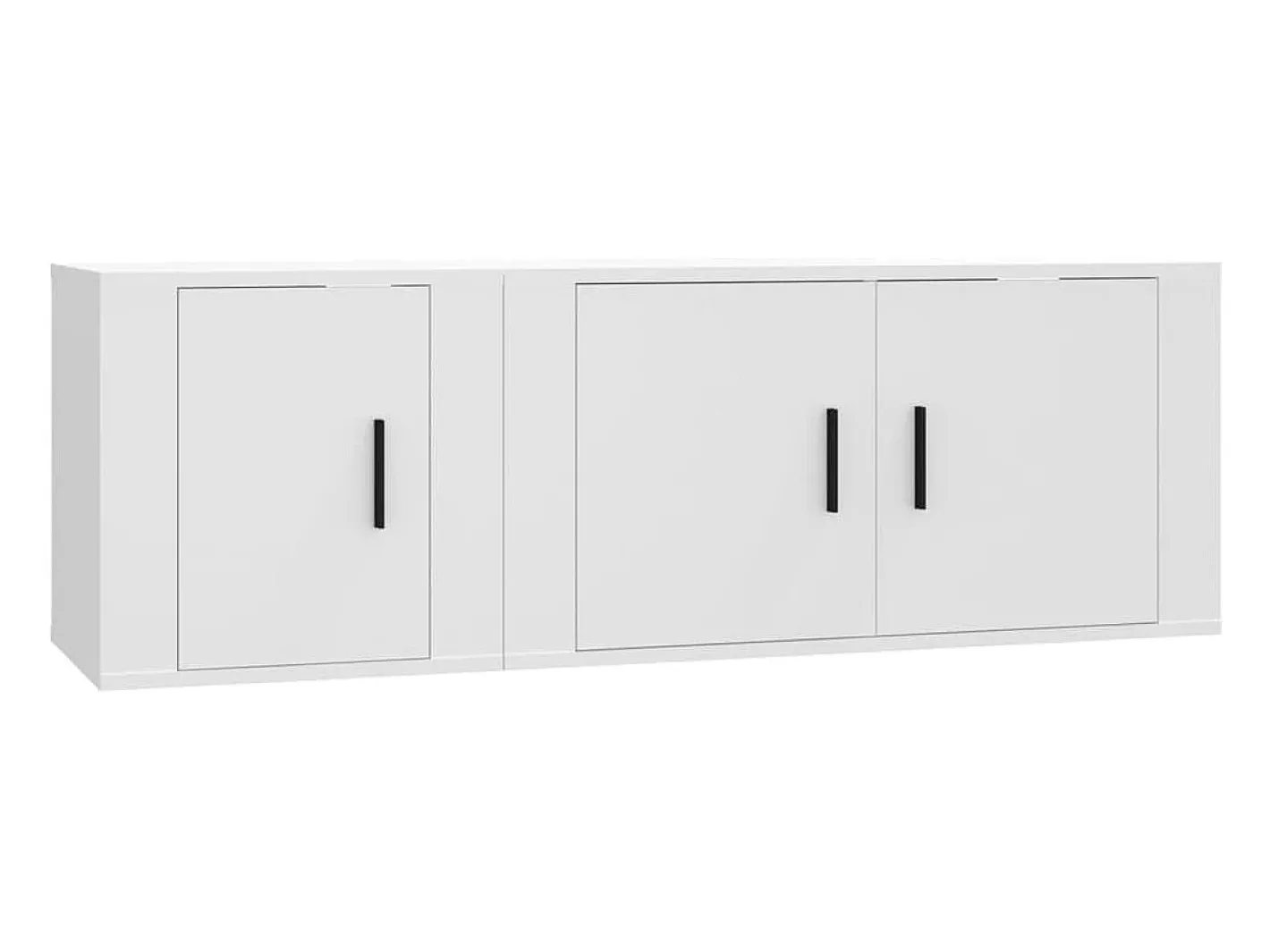 2 pcs conjunto móveis de TV derivados de madeira*vidaxl Best