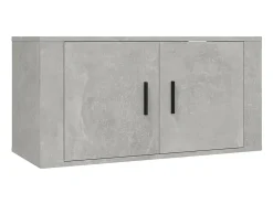2 pcs conjunto móveis de TV derivados de madeira cinza cimento PT778307* Outlet