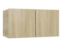 10 pcs conjunto móveis de TV derivados madeira carvalho sonoma PT512475* Discount