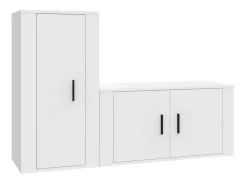 2 pcs conjunto móveis de TV derivados de madeira PT992402^ Discount