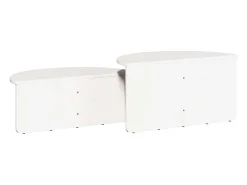 2 pcs Mesas de centro | Mesa de apoio | Mesa de café 79x39.5x40 cm^ Best
