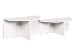 2 pcs Mesas de centro | Mesa de apoio | Mesa de café 79x39.5x40 cm^ Best