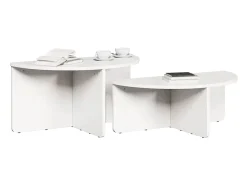 2 pcs Mesas de centro | Mesa de apoio | Mesa de café 79x39.5x40 cm^ Best