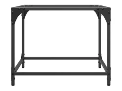 2 pcs Mesas de centro | Mesa de apoio | Mesa de café c/ topo vidro 50x50x40cm aço* Discount