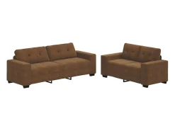 | Sofá | 2 pcs 221 x 78 x 80 cm Couro sintético*vidaxl Clearance