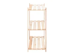 10 unidades arrumação 3 prateleiras 80x38x90cm pinho 150 kg PT294427^ Clearance
