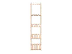 5 unidades arrumação 5 prateleiras 80x38x170cm pinho 250 kg PT195622^ Discount