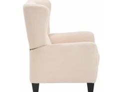 New Alessa | Poltrona em Microfibra Creme Poltrona