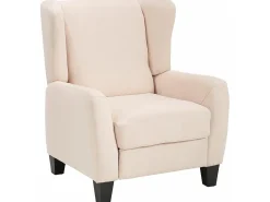 New Alessa | Poltrona em Microfibra Creme Poltrona