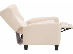 New Alessa | Poltrona em Microfibra Creme Poltrona