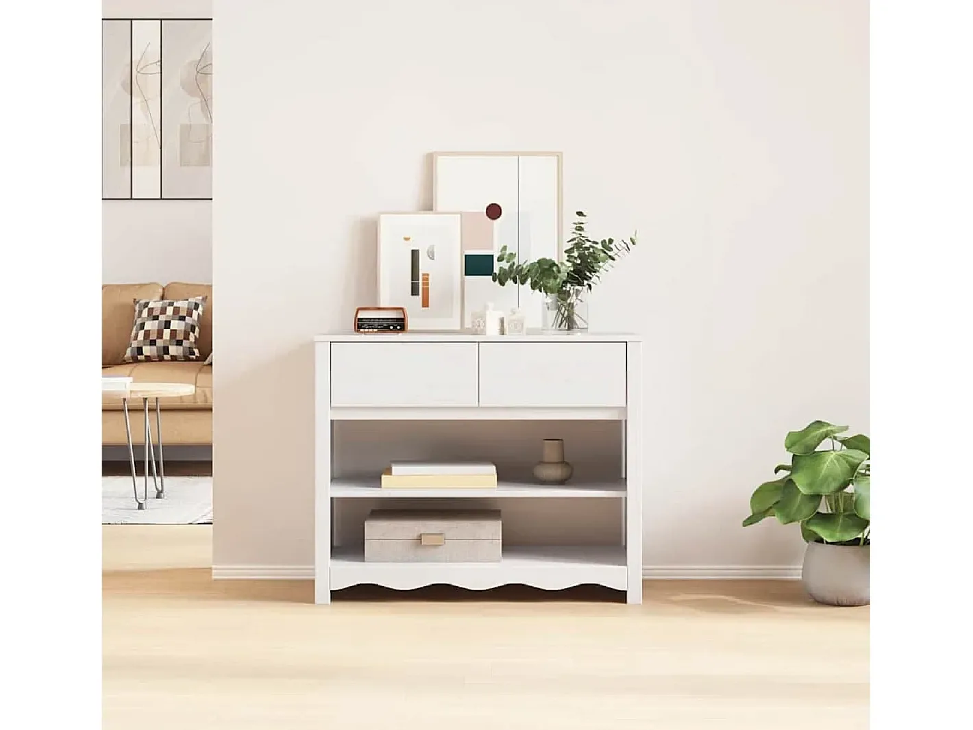 Aparador com gaveta Drammen 89,5 x 37 x 73 cm*vidaxl Discount