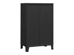 Aparador de arrumação industrial 70x40x115 cm metal Acessórios De Arrumação