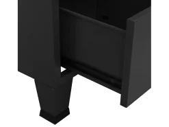 Aparador de arrumação industrial 70x40x115 cm metal Acessórios De Arrumação