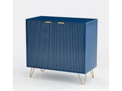 Aparador de cozinha com 2 portas e 2 prateleiras, para cozinha, sala de jantar e sala de estar, , 80x40x78 cm* Hot