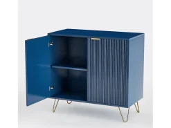 Aparador de cozinha com 2 portas e 2 prateleiras, para cozinha, sala de jantar e sala de estar, , 80x40x78 cm* Hot