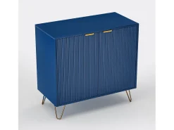 Aparador de cozinha com 2 portas e 2 prateleiras, para cozinha, sala de jantar e sala de estar, , 80x40x78 cm* Hot