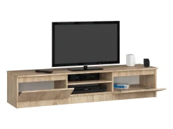 Akord Móvel De Tv*Aparador TV Sonoma Carvalho 160 cm - 2 Portas, 2 Prateleiras Taupe