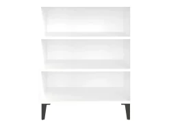 vidaxl Prateleira*Aparador 57x35x70 cm contraplacado Branco