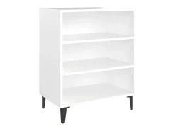 vidaxl Prateleira*Aparador 57x35x70 cm contraplacado Branco