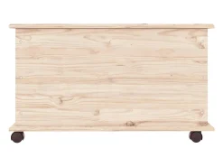 Arca de arrumação c/ rodas ALTA 73x39,5x44 cm pinho maciço PT406088* Best