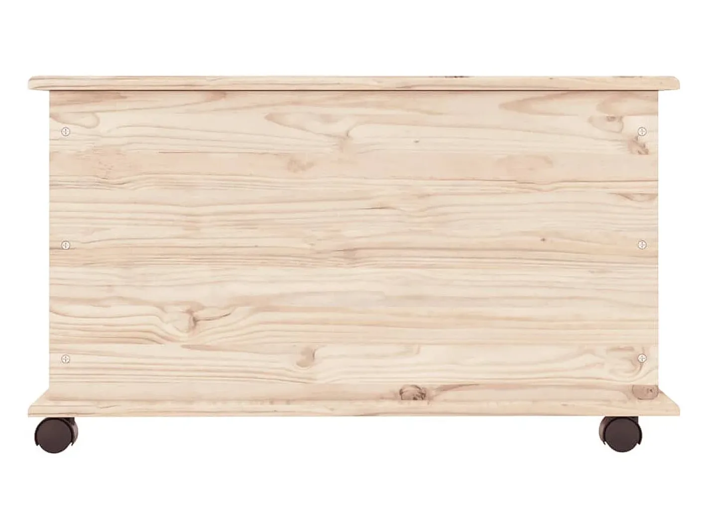 Arca de arrumação c/ rodas ALTA 73x39,5x44 cm pinho maciço PT406088* Best