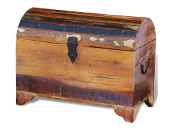 Arca de arrumação em madeira reciclada maciça^vidaxl New