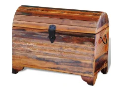 Arca de arrumação em madeira reciclada maciça PT843862^ Online