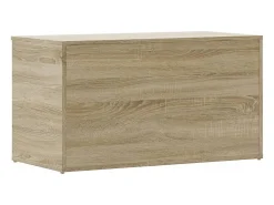 vidaxl Acessórios De Arrumação*Arca de arrumação 84x42x46cm madeira processada carvalho sonoma Natural claro