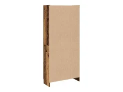 vidaxl Vitrina*Armário alto 82,5x30,5x185cm derivados de madeira madeira velha Castanho