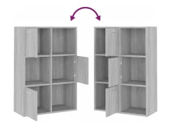 Armário arrumação 60x29,5x90 cm cor sonoma*vidaxl Best