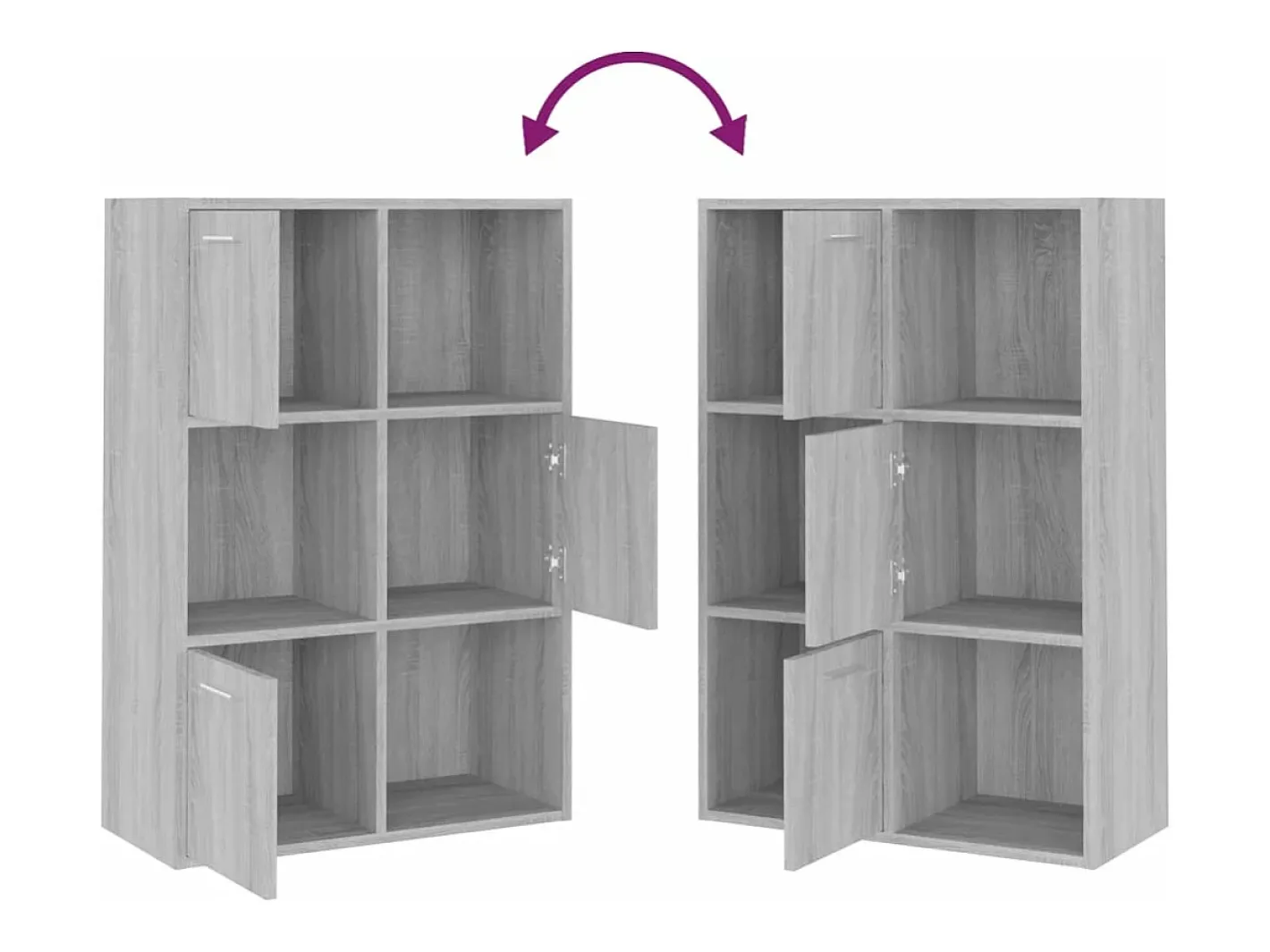 Armário arrumação 60x29,5x90 cm cor sonoma*vidaxl Best
