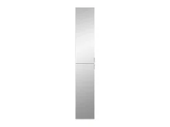 Armário de armazenamento BODITE – 2 portas com espelhos – laqueado – Elegância e funcionalidade*Meublorama
