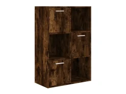 Armário de arrumação 60x29,5x90 cm cor carvalho fumado PT810601* Discount
