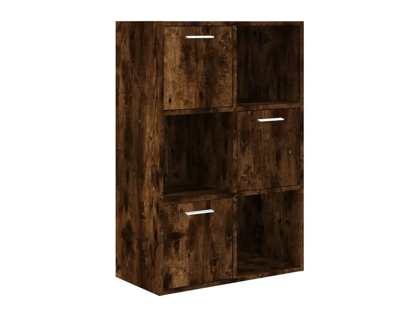 Armário de arrumação 60x29,5x90 cm cor carvalho fumado PT810601* Discount