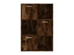 Armário de arrumação 60x29,5x90 cm cor carvalho fumado PT810601* Discount