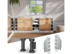 Armário de cozinha para sótão inclinado 15x46x81.8 r-line^Vicco Best