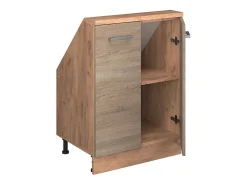 Armário de cozinha para sótão inclinado sonoma 60x46x81.6 r-line*Vicco Discount