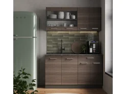 Armário de cozinha para sótão inclinado cinza nobre 80x46x81.6 r-line^Vicco Clearance