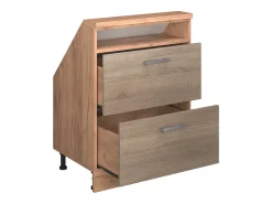 Armário de cozinha para sótão inclinado sonoma 60x46x81.6 r-line^Vicco Sale