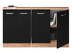 Armário de cozinha para sótão inclinado alto brilho 140x46x81.6 r-line^Vicco Outlet