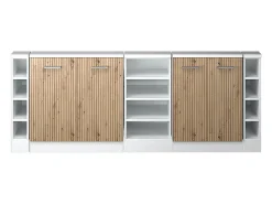 Armário de cozinha para sótão inclinado carvalho artesanal 210x46x81.6 r-line^Vicco Discount