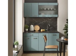 Armário de cozinha para sótão inclinado -cinza 80x46x81.6 r-line*Vicco Discount