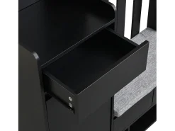 Armário de entrada multifuncional - com bengaleiro e banco para guardar sapatos - MDF -*ModernLuxe New