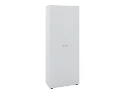 Armário de madeira | 5 compartimentos | dimensões aprox. L. 70 x A. 178 x P. 40 cm | 2 portas rotativas | expansível | Armário - Vandol (Branco)*VCM Clearance