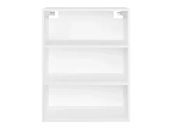 vidaxl Prateleira*Armário de parede suspenso 69,5x32,5x90 cm Branco